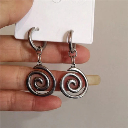 Women's Spiral Drop Earrings