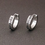 Viking Hoop Earrings for Men and Women Celtic Nordic