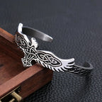 Silver Gourmette Eagle Bracelet