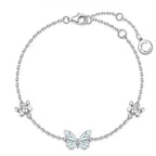 Luminous butterfly set (necklace + bracelet) + free earrings