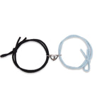 Black and blue Couple Magnetic Bracelet