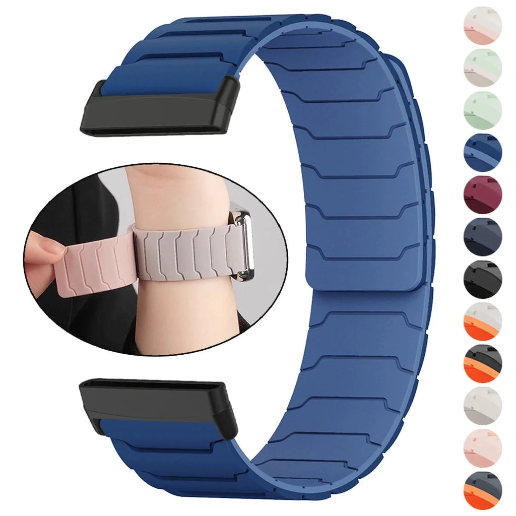 Magnetic watch band for Fitbit Versa 3, Versa 4, Sense 1 and Sense 2