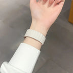 Magnetic watch band for Fitbit Versa 3, Versa 4, Sense 1 and Sense 2 white