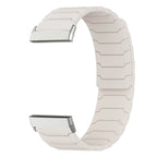 Magnetic watch band for Fitbit Versa 3, Versa 4, Sense 1 and Sense 2 white