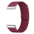Magnetic watch band for Fitbit Versa 3, Versa 4, Sense 1 and Sense 2 burgundy