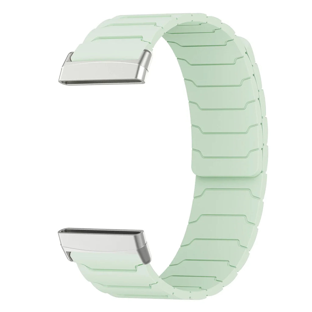 Magnetic watch band for Fitbit Versa 3, Versa 4, Sense 1 and Sense 2 green