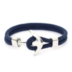 Navy anchor bracelet