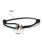Nautical anchor bracelet