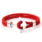 Red anchor bracelet