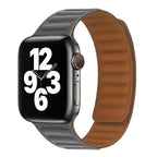 Apple Watch Band with Gray Magnetic Clasp