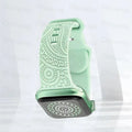 Apple Watch Band with Green Patterns