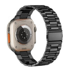 Apple Watch Stainless Steel Black Band