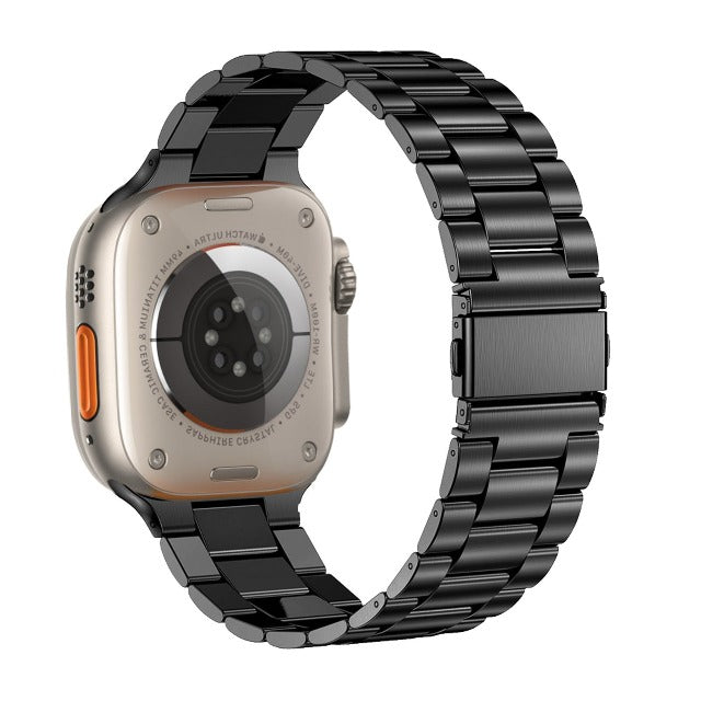 Apple Watch Stainless Steel Black Band