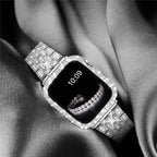 Apple Watch Band with Diamond Case