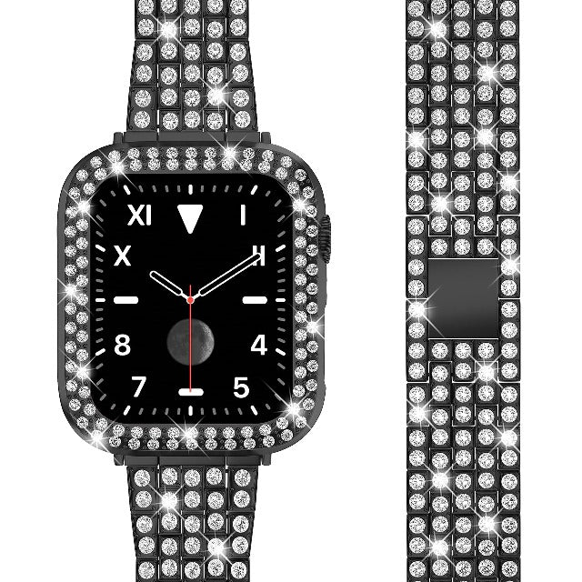 Apple Watch Diamond Bracelet for Women black