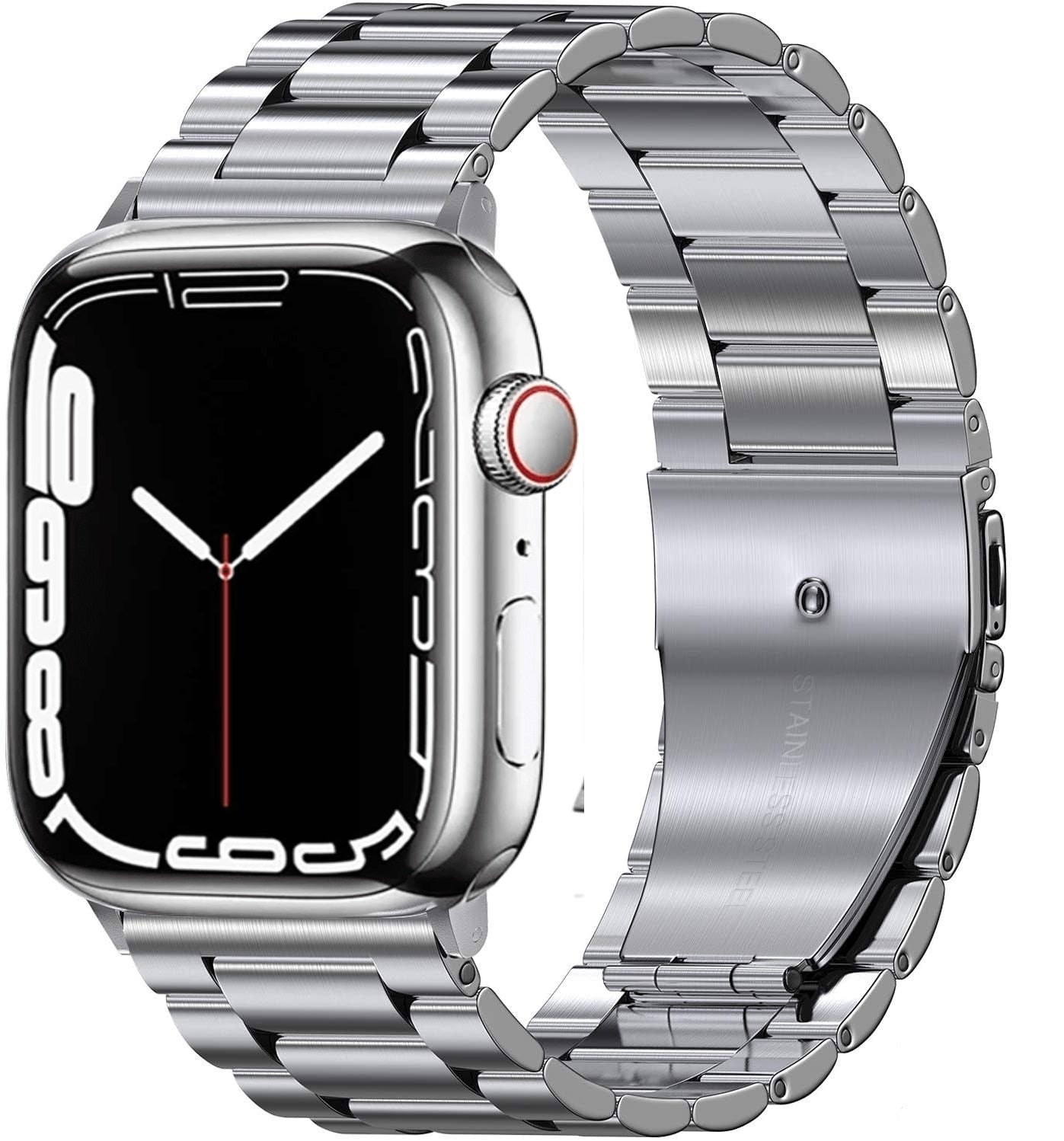 Silver Ultra Durable Steel Apple Watch Band