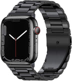 Black Ultra Durable Steel Apple Watch Band