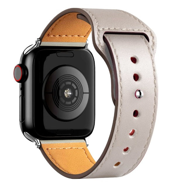 Apple Watch Strap in Off-White Leather