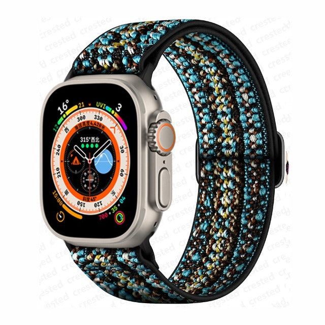 Apple Watch Woven Nylon Strap turquoise