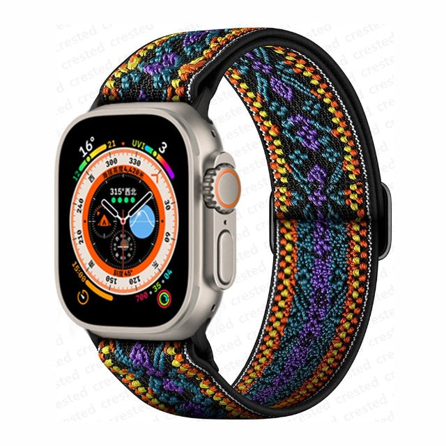 Apple Watch Woven Nylon Strap purple