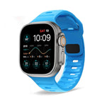 Apple Watch Band in Sky Blue Surgical Silicone