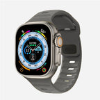 Apple Watch Band in Gray Surgical Silicone