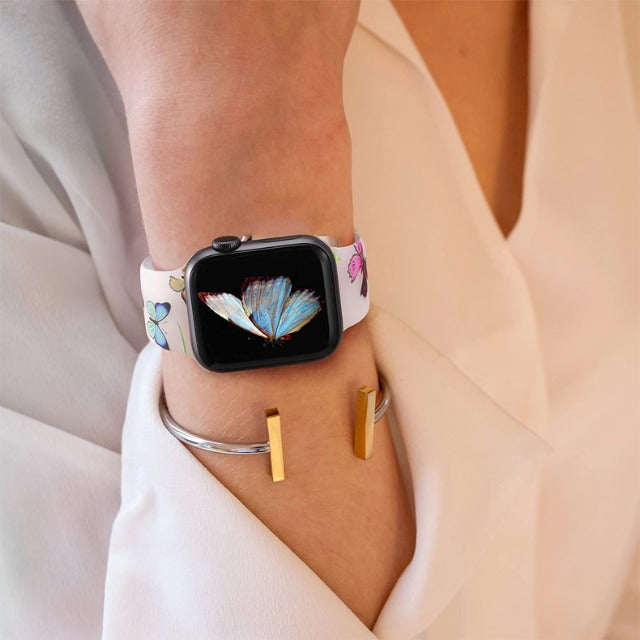 Apple Watch Bracelet Women's Floral Printed