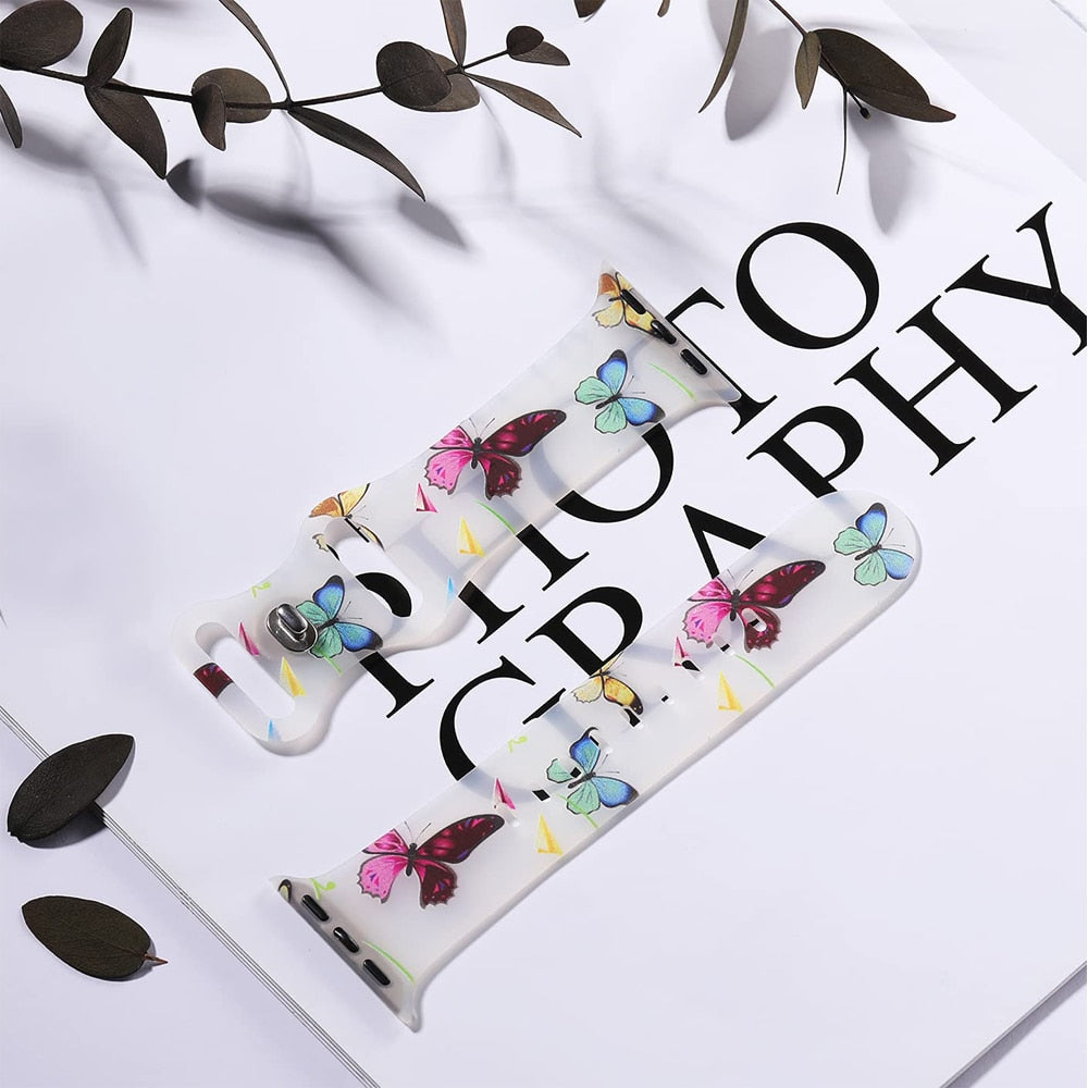 Apple Watch Bracelet Women's Floral Printed