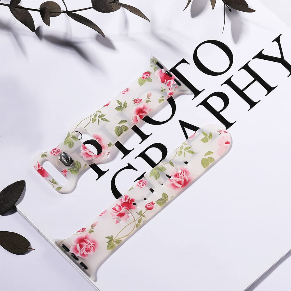 Apple Watch Bracelet Women's Floral Printed