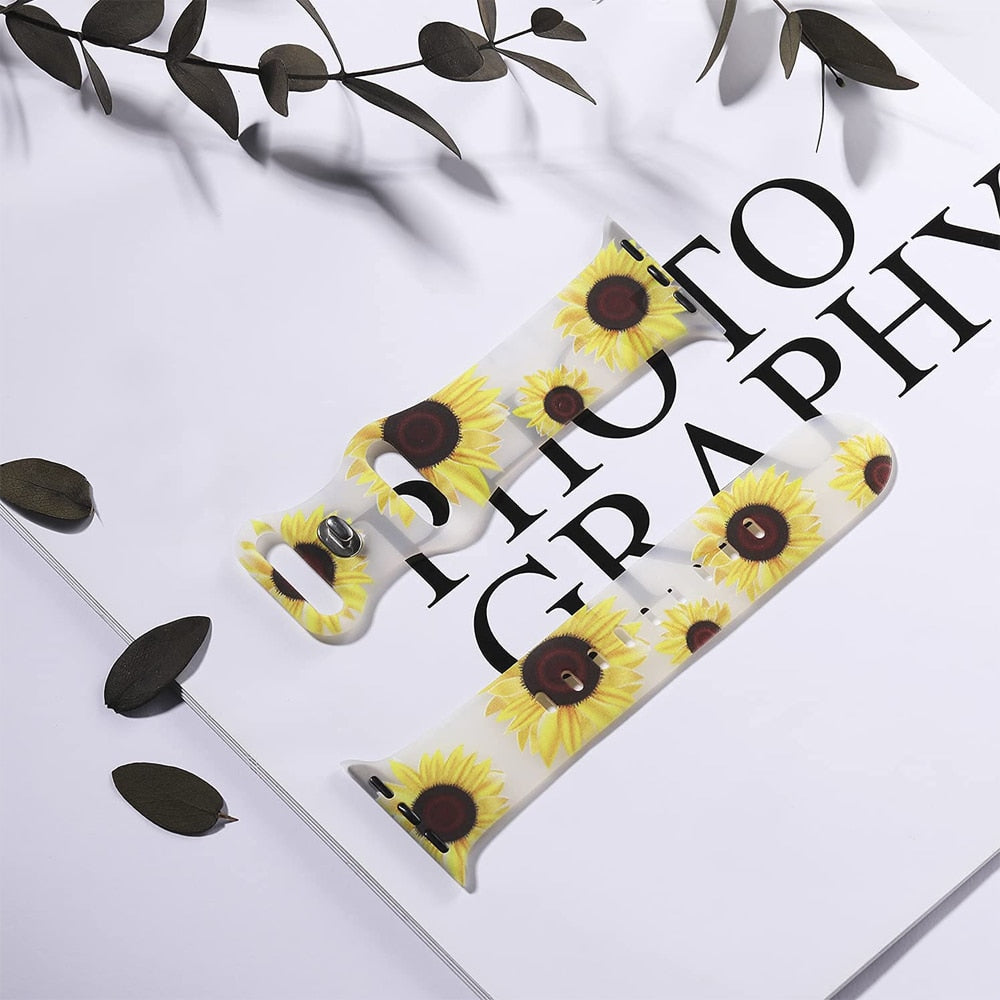 Apple Watch Bracelet Women's Floral Printed