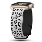 Apple Watch White Leopard Strap
