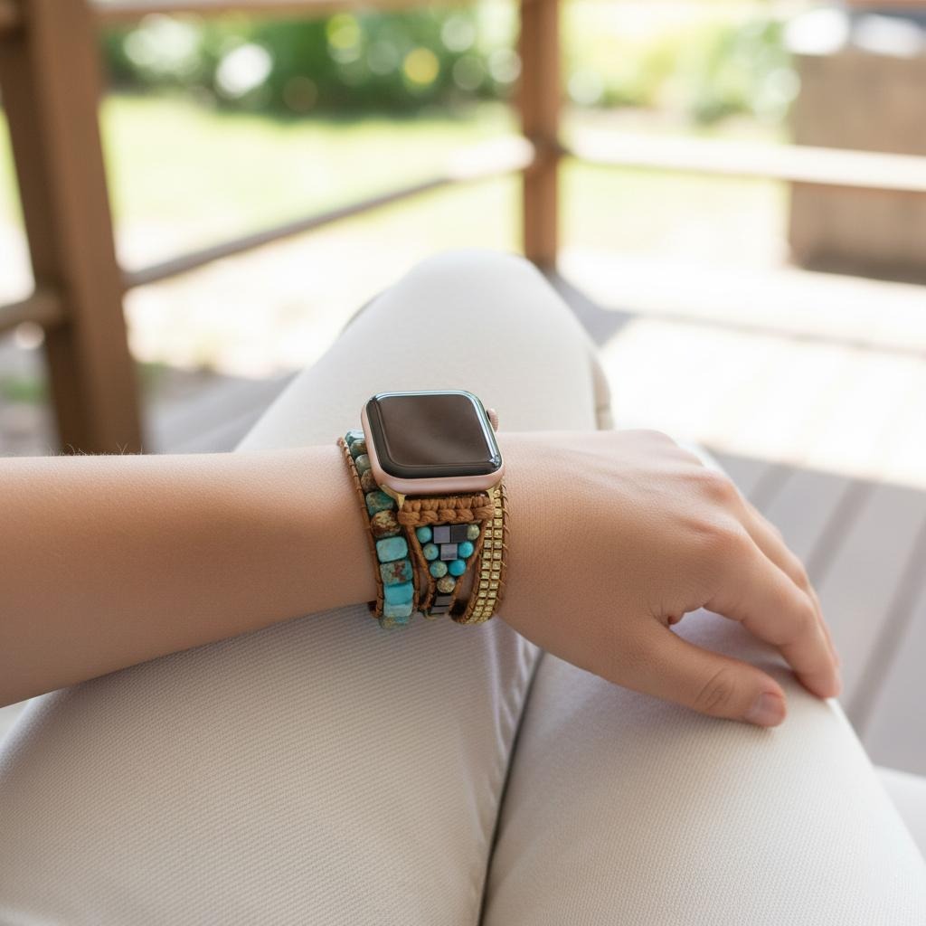 Natural Stone Apple Watch Band