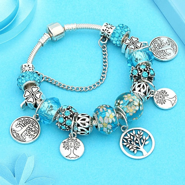 Silver Tree of Life Bracelet for Women