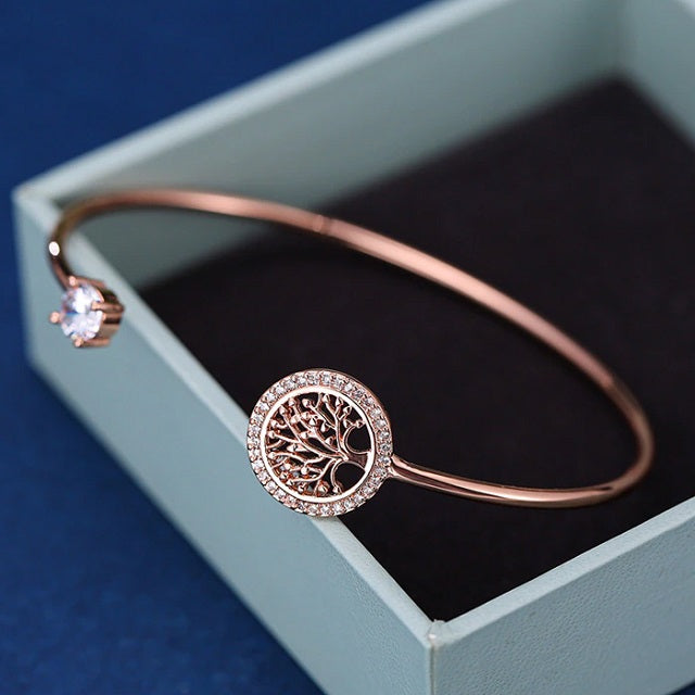 Tree of Life Bracelet Gold - Silver - Rose Gold Copper