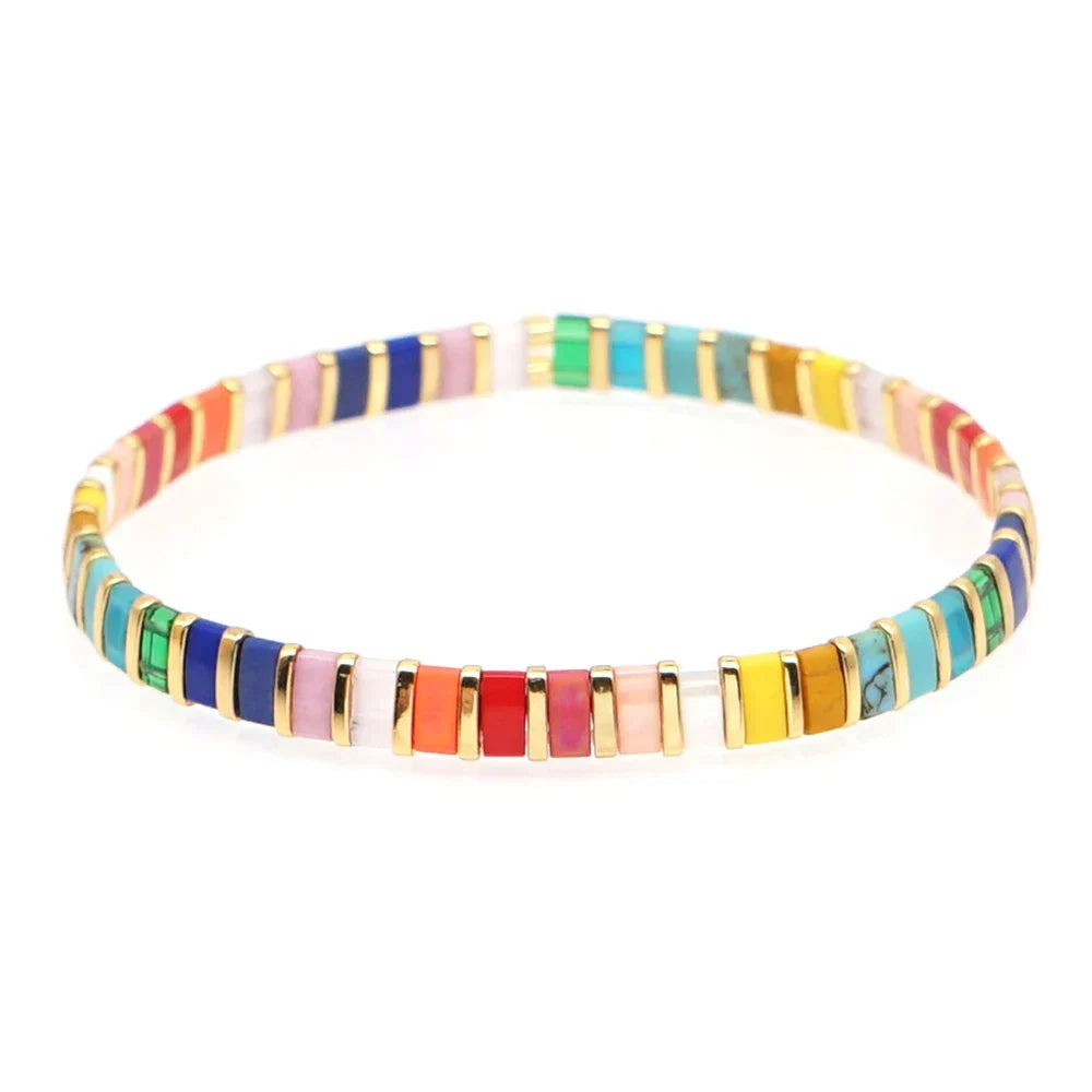 Women's rainbow bracelet