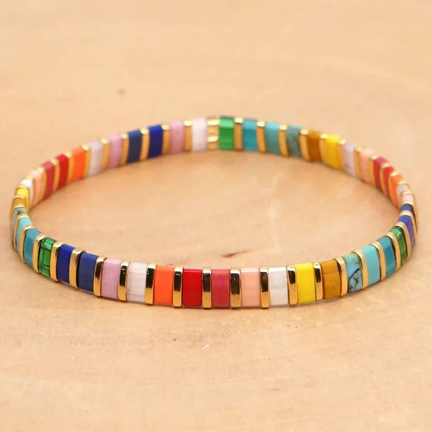 Women's rainbow bracelet