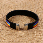 Rainbow bracelet for men or women
