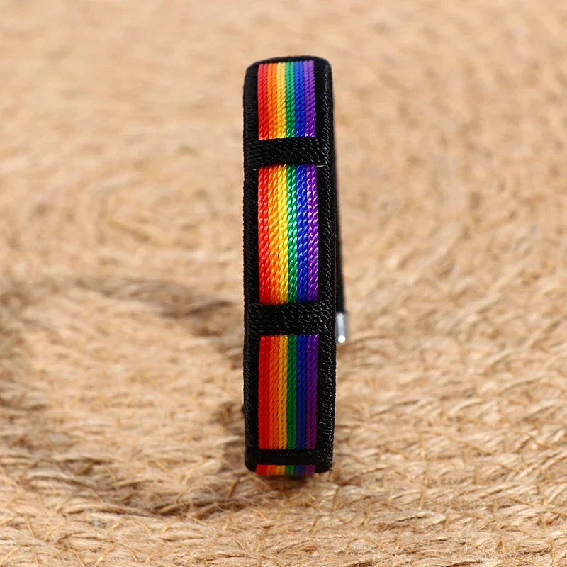 Rainbow bracelet for men or women
