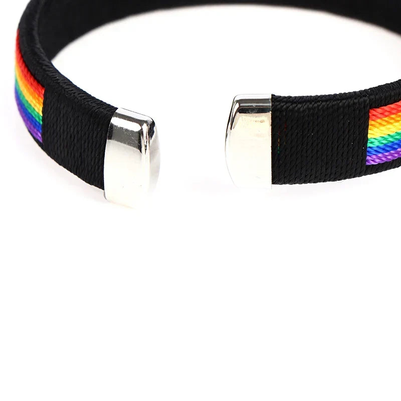 Rainbow bracelet for men or women