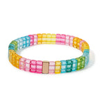 Green rainbow bracelet