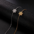 Women's Metatron Cube silver bracelet