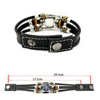 Archangel Metatron Bracelet Leather Gourmette