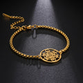 Metatron Gold Chain Bracelet