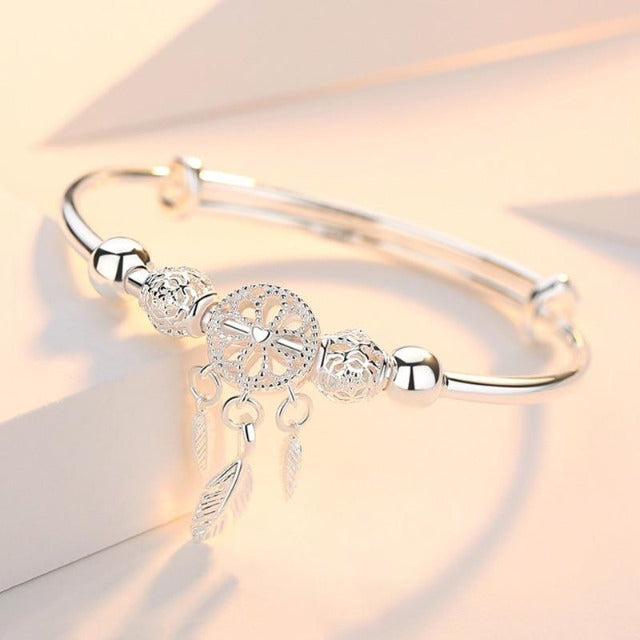 Dreamcatcher Bracelet Silver Chain