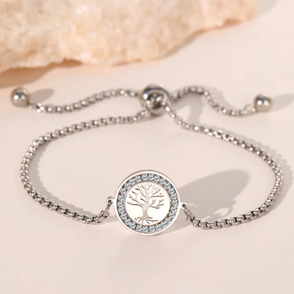 Silver Tree of Life Bracelet