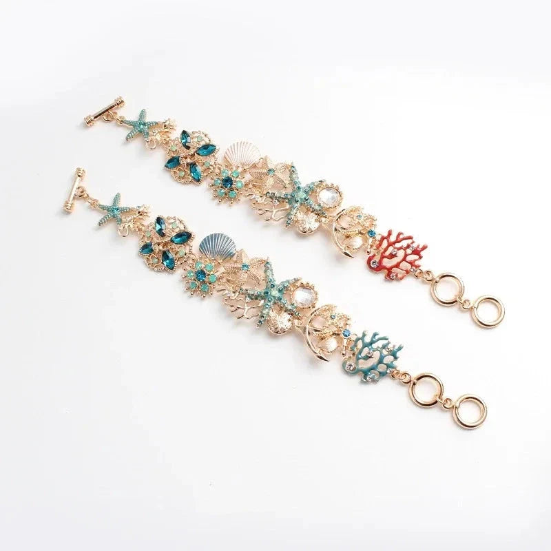 Bracelet with Red Colored Shells