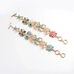 Bracelet with Red Colored Shells