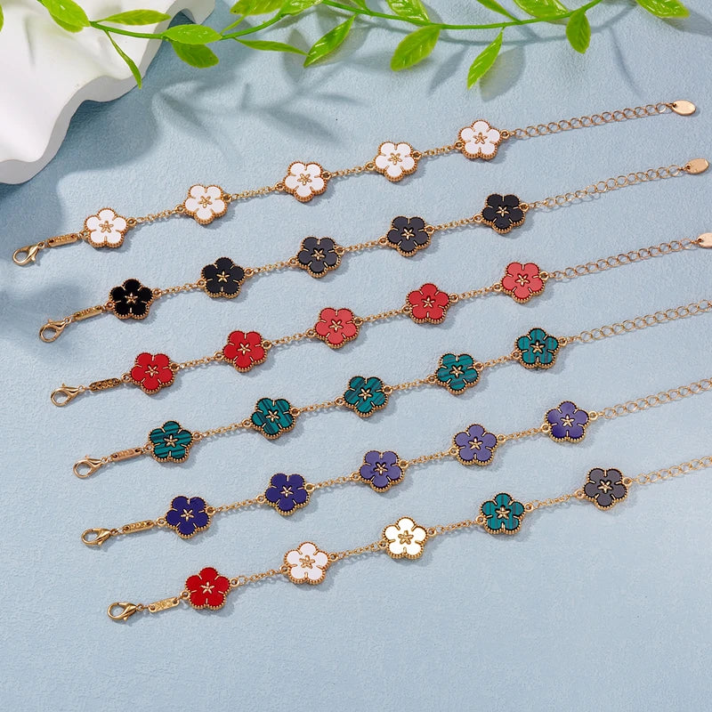 Bracelet with Flowers for Women