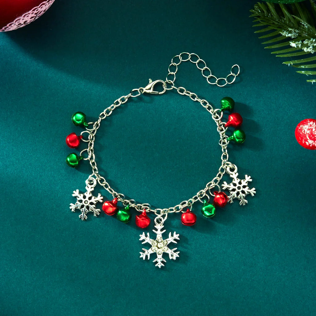 Bracelet with Snowflakes and Christmas Balls