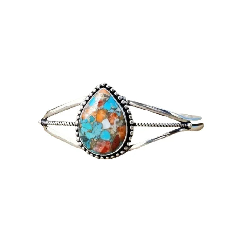 Bracelet with Water Drop with Turquoise